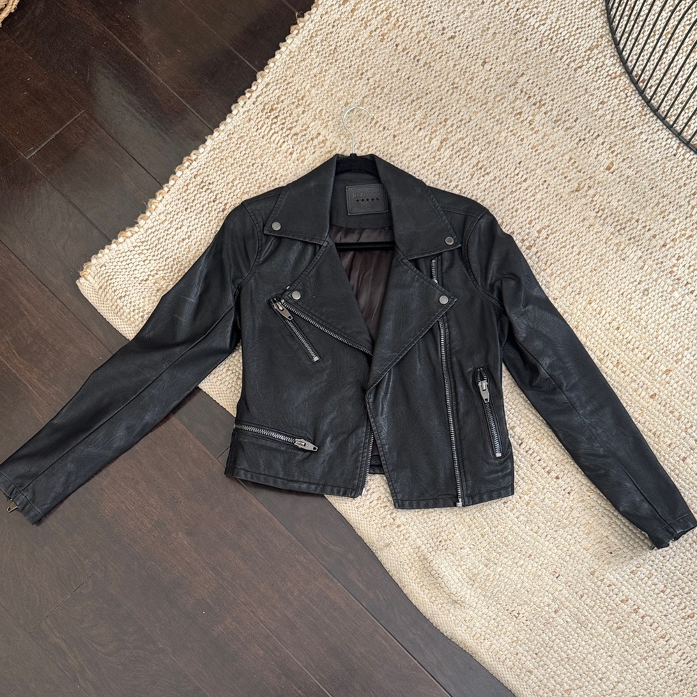 Blank NYC | Black Women's Moto Leather Jacket